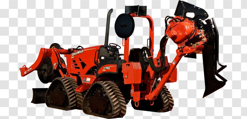 Ditch Witch Trencher Machine Tractor Plough - Vehicle Transparent PNG