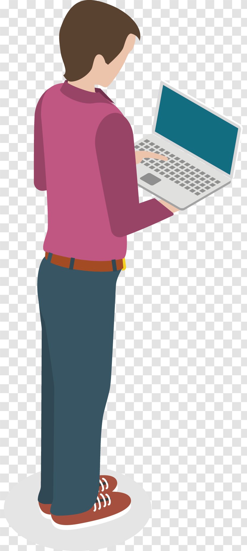 Cartoon Office White-collar Worker - 3d Computer Graphics - Modified Material Element Transparent PNG