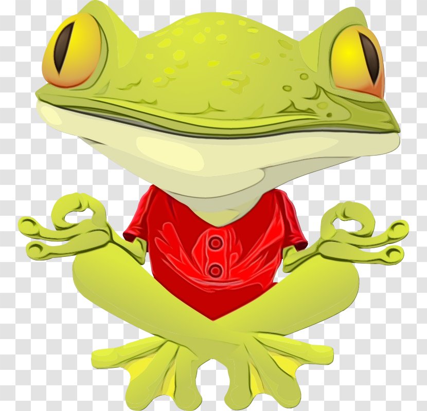 Yellow Tree - Frog - Shrub Hyla Transparent PNG