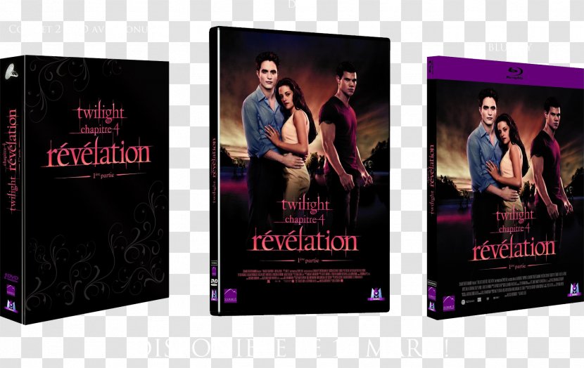 Breaking Dawn The Twilight Saga DVD Film Extended Edition - Advertising - Dvd Transparent PNG