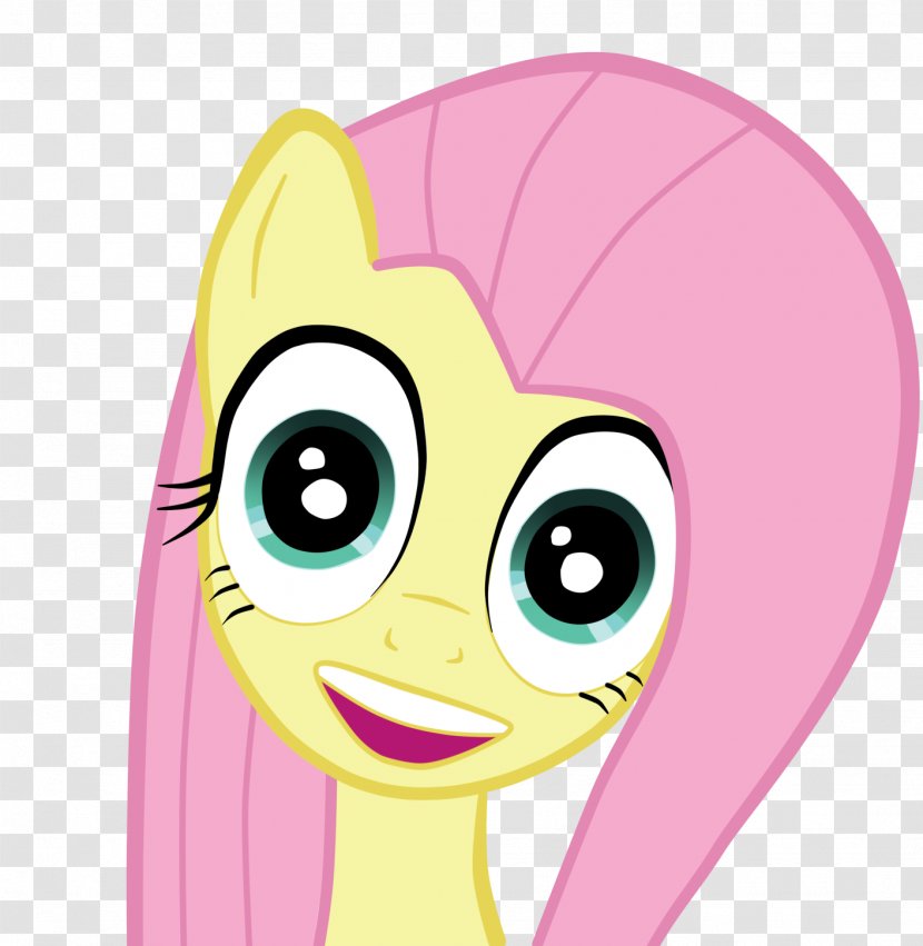Fluttershy Rarity Spike Pony Eye - Cartoon - Overly Attached Girlfriend Transparent PNG