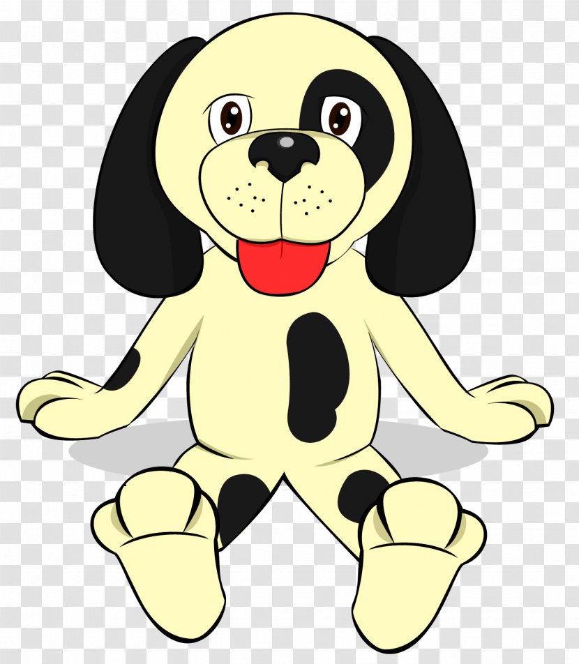 Cartoon Dog Puppy Breed Yellow - Stuffed Toy - Animated Transparent PNG