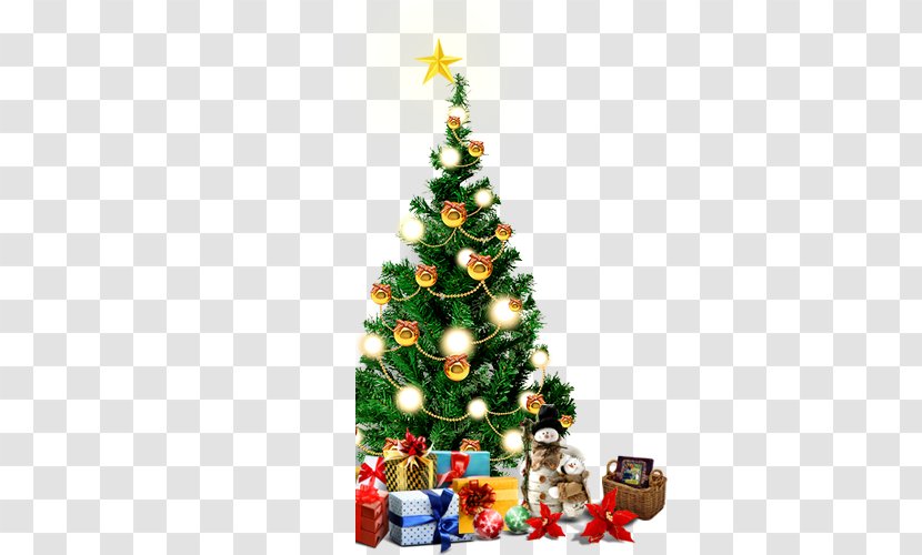 Santa Claus Christmas Tree New Year Holiday Greetings - Gift - Creative Gifts Transparent PNG