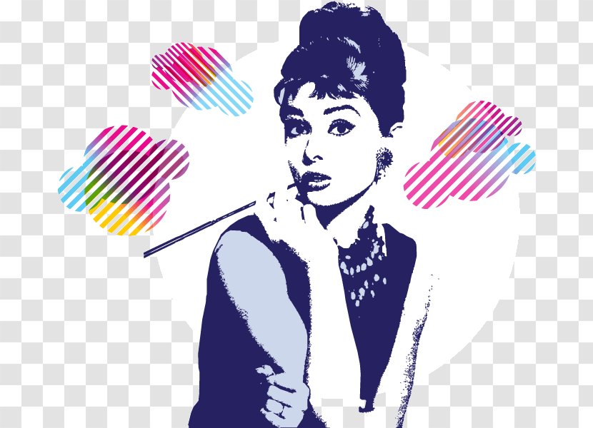 Audrey Hepburn Breakfast At Tiffany's Canvas Print Painting - Frame Transparent PNG