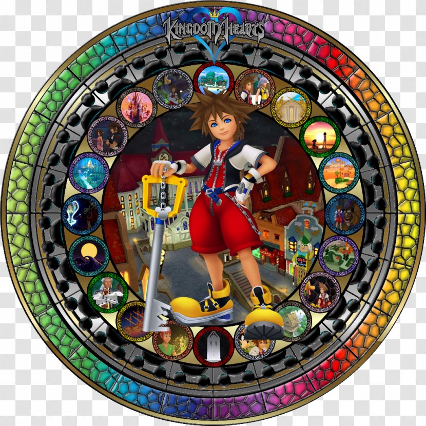 Belle Window Stained Glass Beast - Films - Kingdom Hearts Transparent PNG