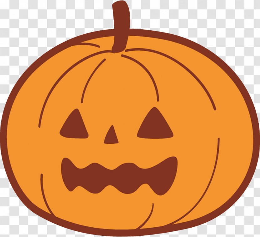 Jack-o-Lantern Halloween Carved Pumpkin - Smile - Fruit Winter Squash Transparent PNG