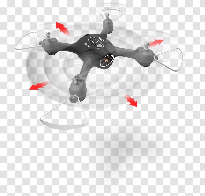 Helicopter Quadcopter Unmanned Aerial Vehicle Mavic Pro First-person View - Aircraft - Remote Control Transparent PNG