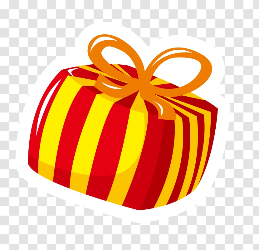 Gift Birthday Box - Food - Vector Transparent PNG