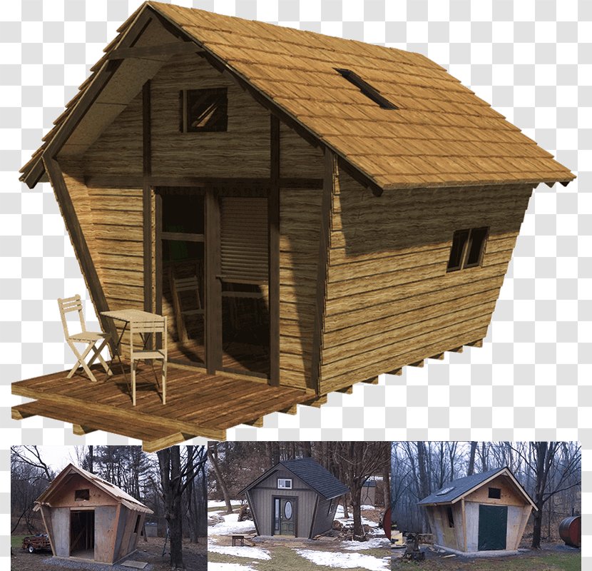 Log Cabin House Plan Cottage Architectural Structure - Shed Transparent PNG