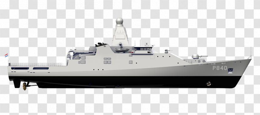 Holland-class Offshore Patrol Vessel Boat Royal Netherlands Navy Ship OPV - Motor Gun - Ocean Shipping Transparent PNG