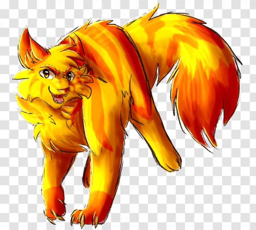 Lionblaze Warriors Fan Art Cat - Dragon - Lion Transparent PNG