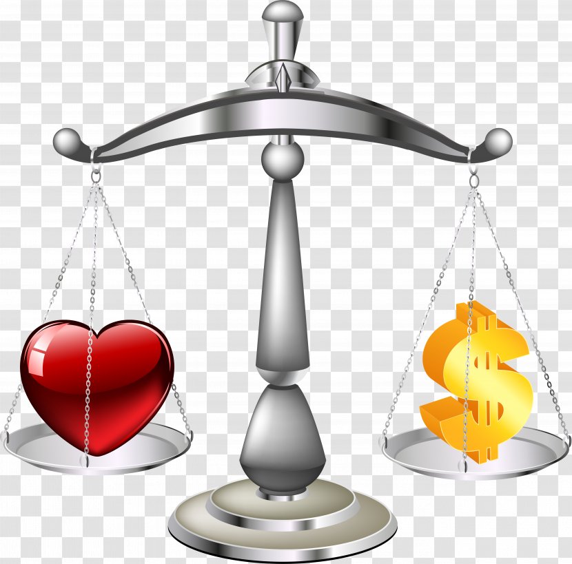 Money Finance Trade Love - Personal - SCALES Transparent PNG