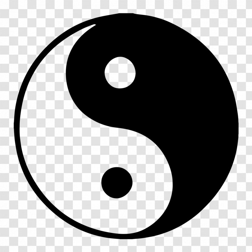 Yin And Yang Clip Art - Point Transparent PNG