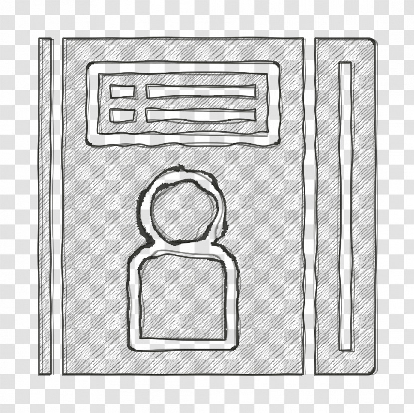 Office Stationery Icon Contact Icon Address Book Icon Transparent PNG