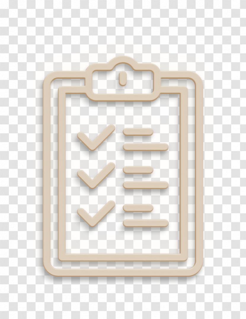 E-Commerce Elements Icon List - E Commerce - Metal Symbol Transparent PNG