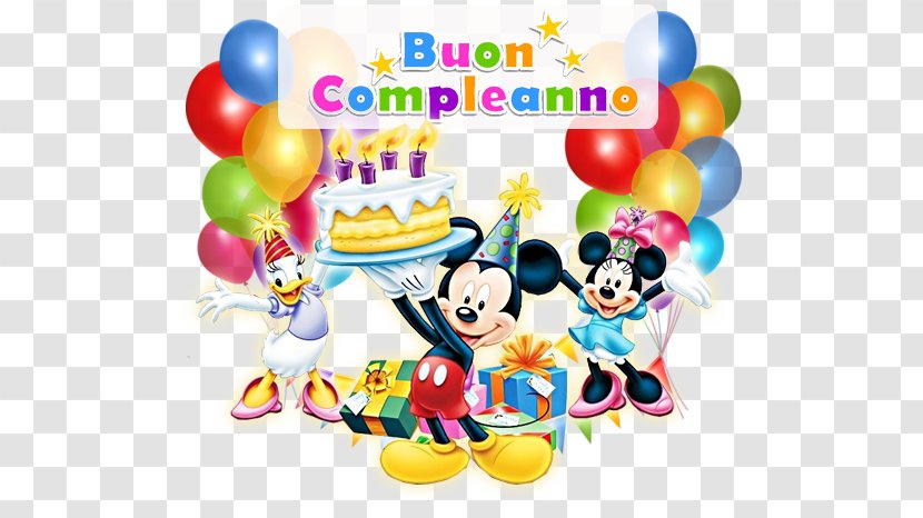 Birthday Mickey Mouse Party Child Desktop Wallpaper - Pixie Hairstyles For Round Faces Transparent PNG