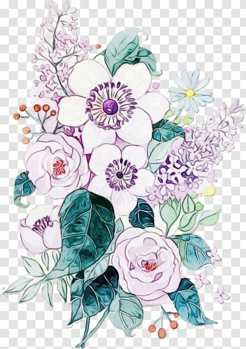 Floral Design - Wet Ink - Wildflower Flowering Plant Transparent PNG