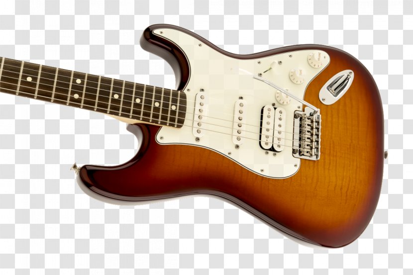 Fender Stratocaster Standard Squier Sunburst Fingerboard - Electronic Musical Instrument - Guitar Transparent PNG