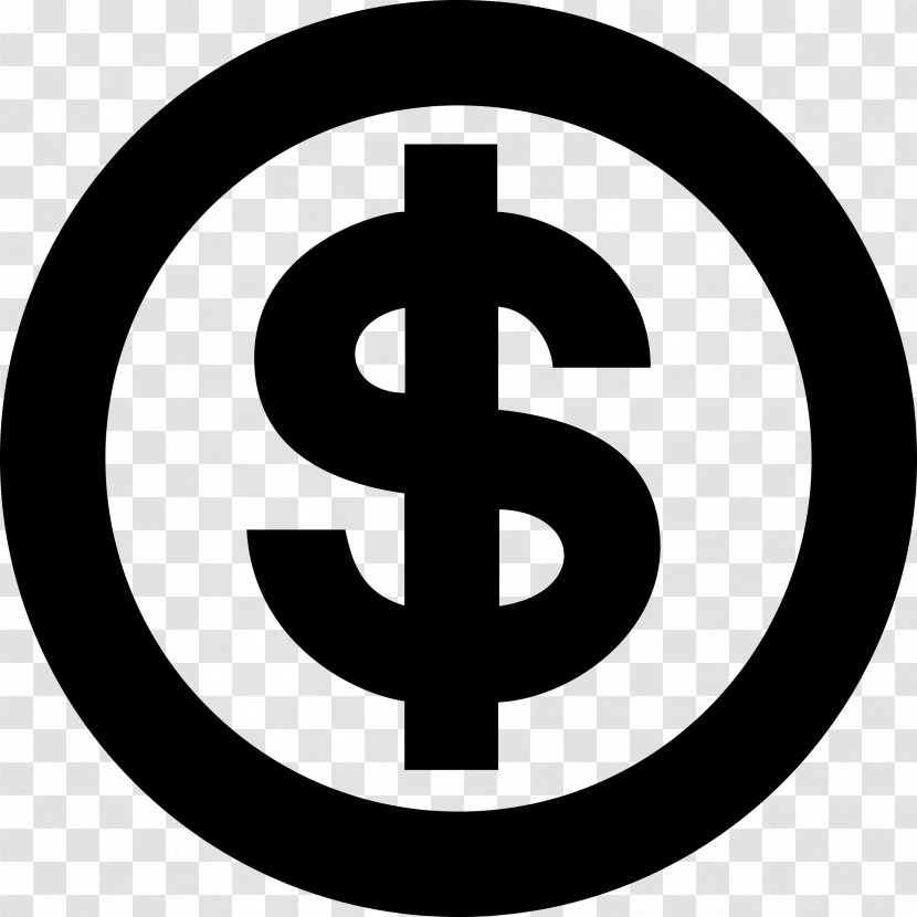 Dollar Sign Currency Symbol Clip Art - Area - Rupee Transparent PNG