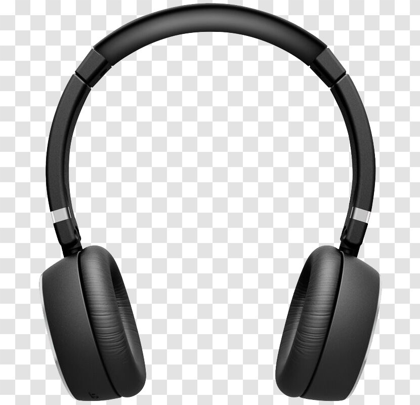 Headphones Wireless Headset - Cartoon - Black Transparent PNG