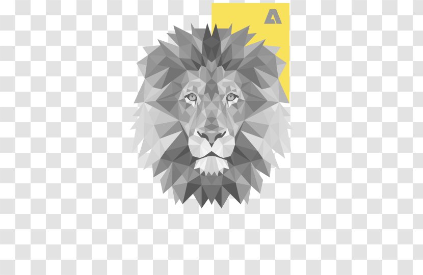 Lionhead Rabbit T-shirt Tiger Polygon - Big Cats - Lion Transparent PNG