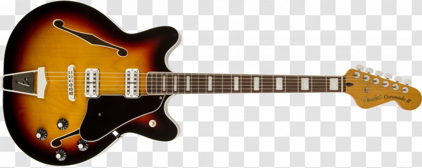 Fender Coronado Starcaster Stratocaster Telecaster Guitar - Accessory Transparent PNG