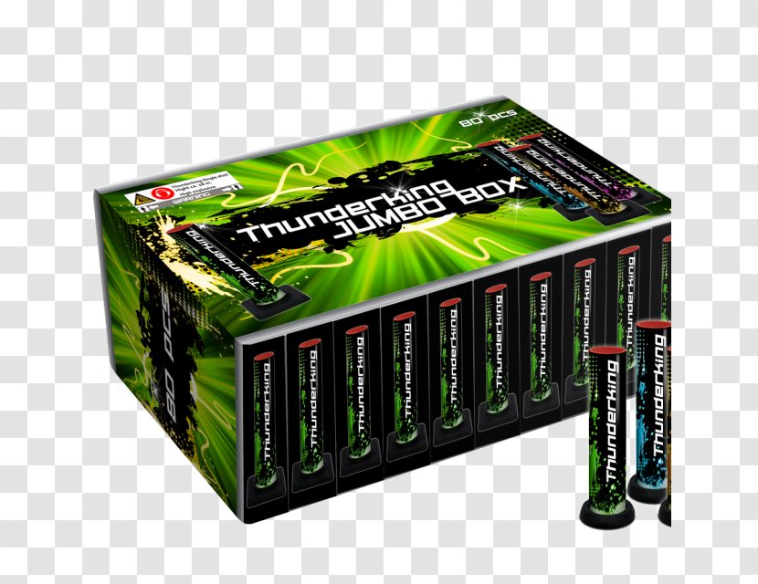 Thunderking Fireworks Knalvuurwerk Schertsvuurwerk - Green - Price Transparent PNG