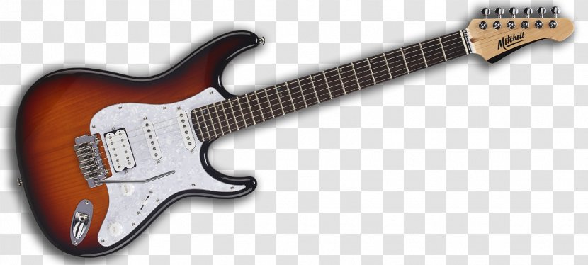 Electric Guitar Cutaway Pickup Steel-string Acoustic - String Instrument - Sunburst Transparent PNG