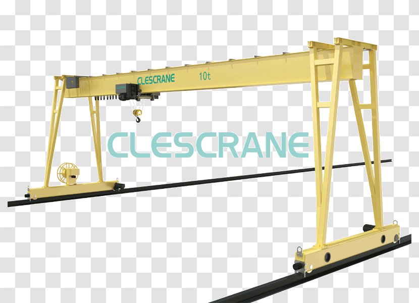 Gantry Crane Hoist Overhead Machine - Industry Transparent PNG