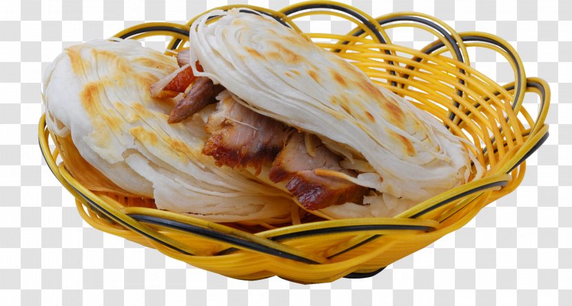 Xi An Tongguan County Rou Jia Mo Fast Food Liangpi - American - Bamboo Basket Of Hamburger Transparent PNG