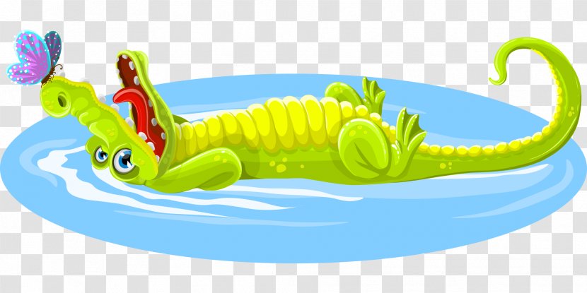 Crocodile Vector Graphics Cartoon Clip Art Image - Larva Transparent PNG