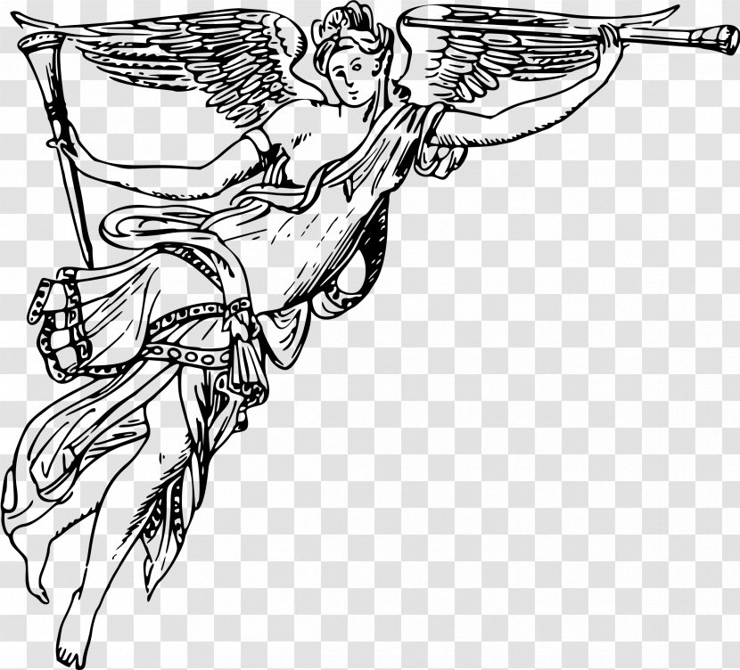 Angel Clip Art - Frame - Trumpet Transparent PNG