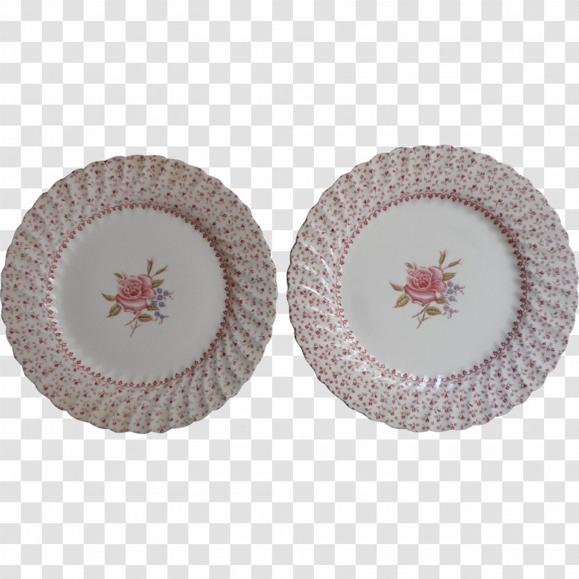 Plate Tableware Pottery China Rose Transparent PNG