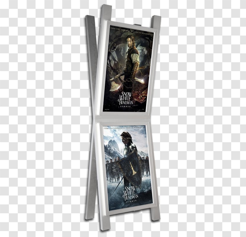 Picture Frames Film Poster Display Device - Cinema - Double Twelve Posters Shading Material Transparent PNG