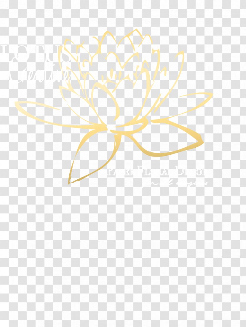 Petal Floral Design Douchegordijn Flower - White - Lotus Creative Transparent PNG