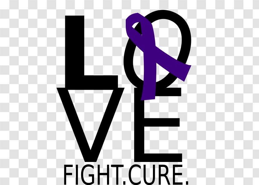 Awareness Ribbon Purple Alzheimer's Disease Clip Art - Artwork - Love Transparent PNG