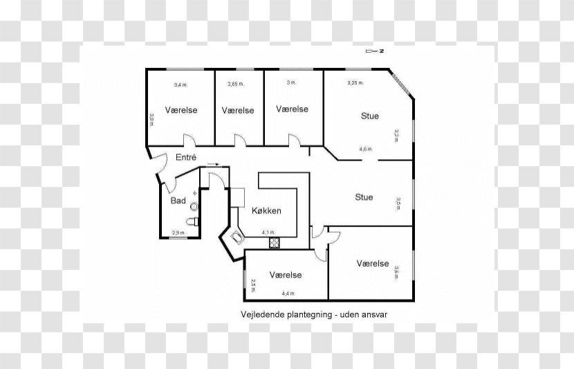 Floor Plan Paper Line Angle - Rectangle Transparent PNG