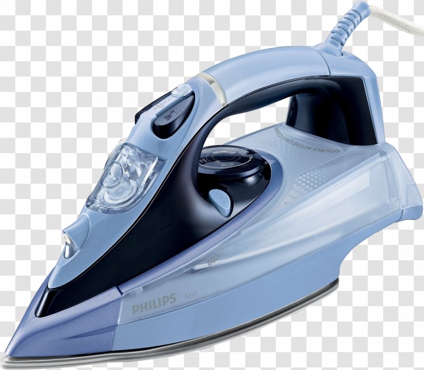 Clothes Iron Philips Ironing Steamer - Water - Blue Transparent PNG