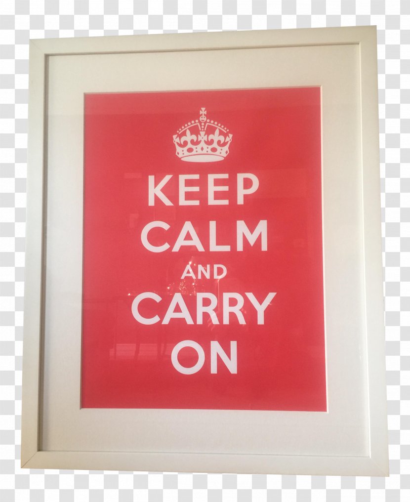 Text Picture Frames Keep Calm And Carry On Font Rectangle Transparent PNG
