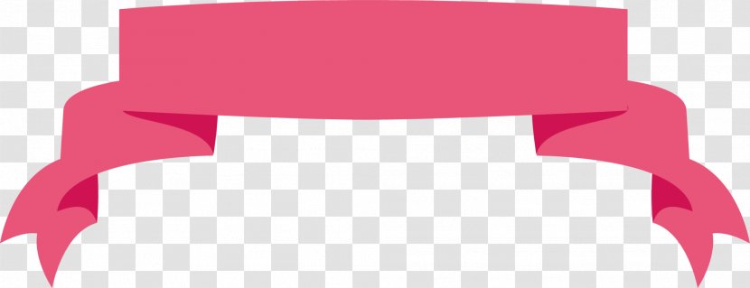 Pink Ribbon Clip Art - Banner Transparent PNG