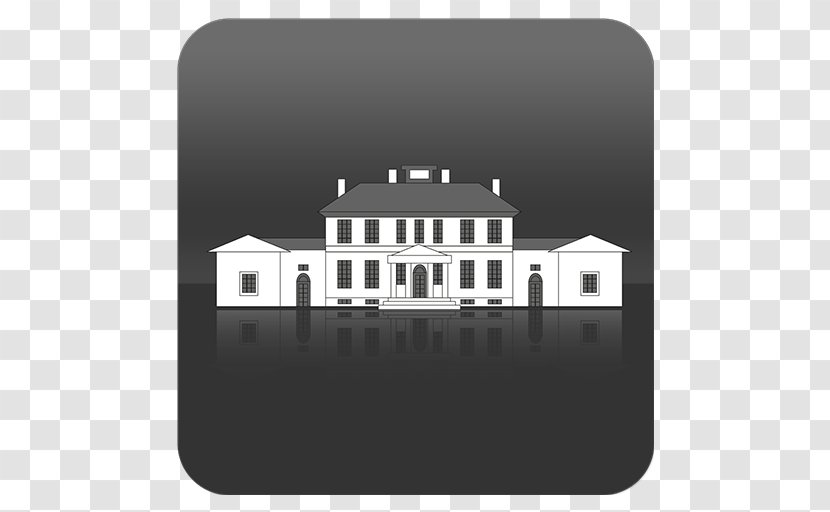 Brand Facade House - Black And White Transparent PNG