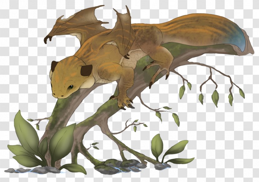 Dragon Wyvern Reptile Eidechse Forest Transparent PNG