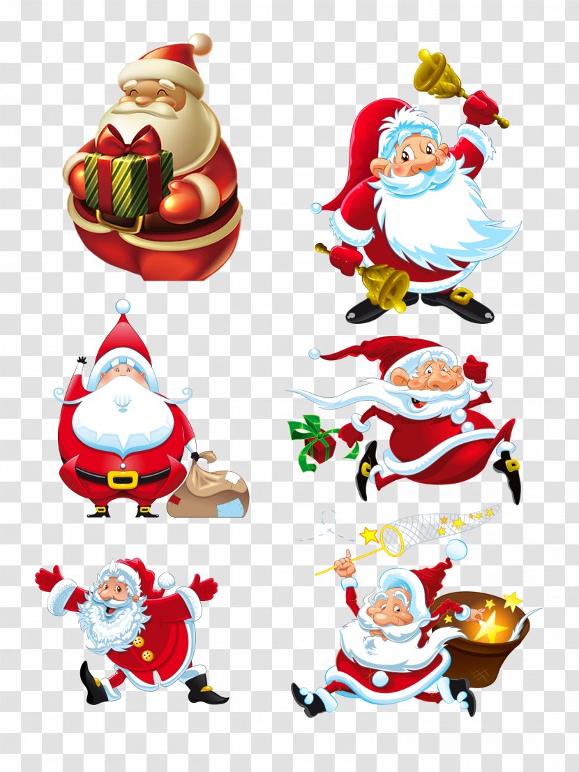Santa Claus' Gifts Christmas Ornament - A Large Collection Of Claus Gift Element Transparent PNG