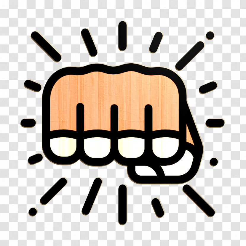 Martial Arts Icon Punch Icon Fist Icon Transparent PNG