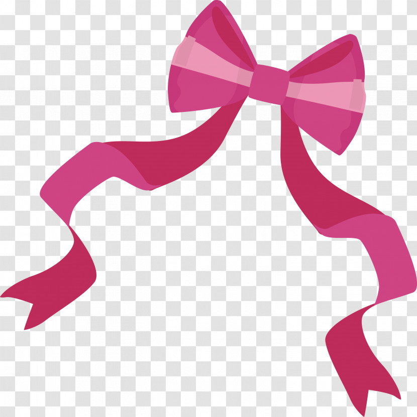 Pink Ribbon Magenta Logo Transparent PNG