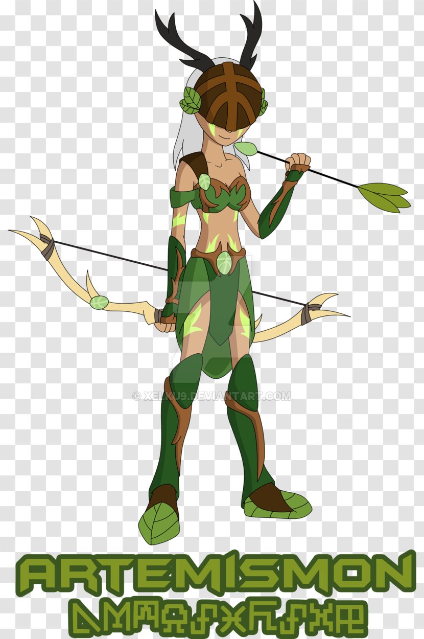 Drawing Digimon DeviantArt Fan Art - Fictional Character - Wooden Archery Bow Markings Transparent PNG