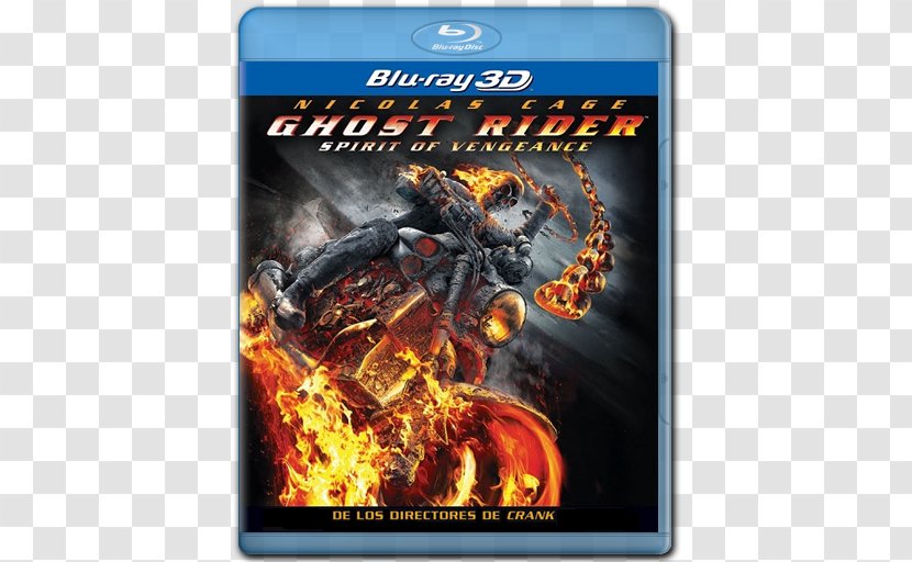 Johnny Blaze Blu-ray Disc Ghost Rider Film Digital Copy - Neveldine Taylor - Bluray Transparent PNG