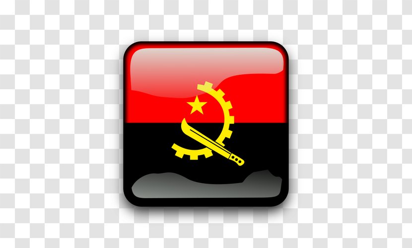 Flag Of Angola Vector Graphics National - Yellow Transparent PNG