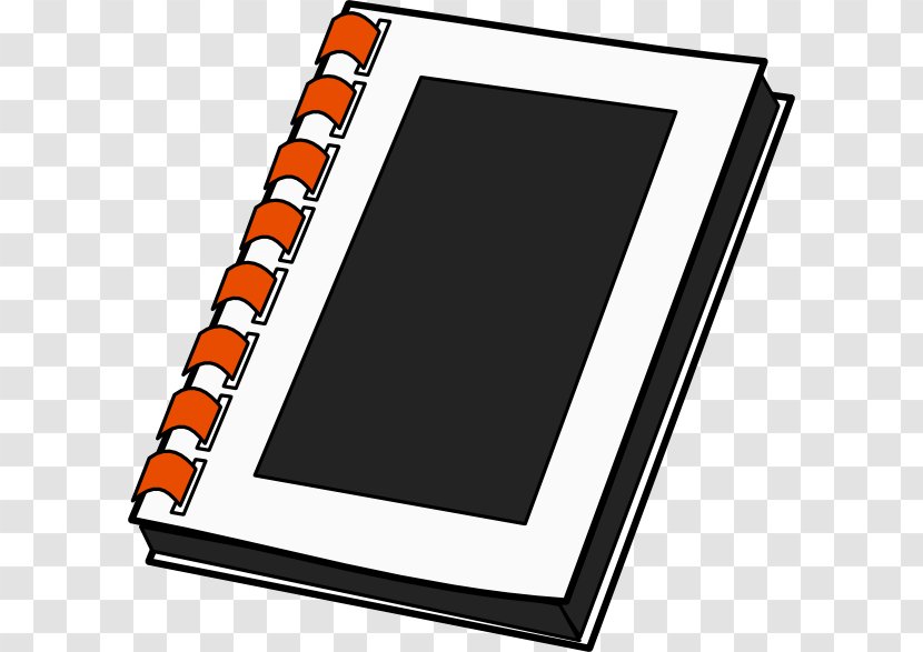 Clip Art Open Diary Openclipart Laptop - Rectangle - Notebook Drawing Transparent PNG