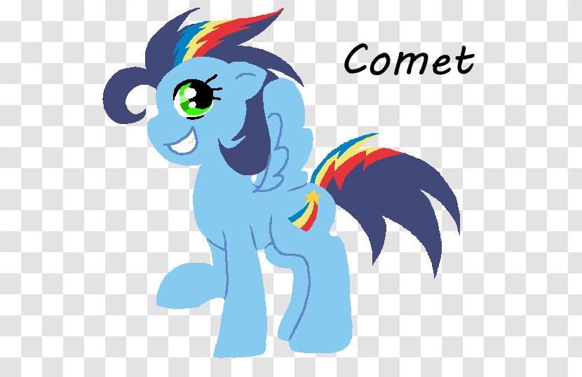 Horse Pony Vertebrate - Cartoon - Comet Transparent PNG